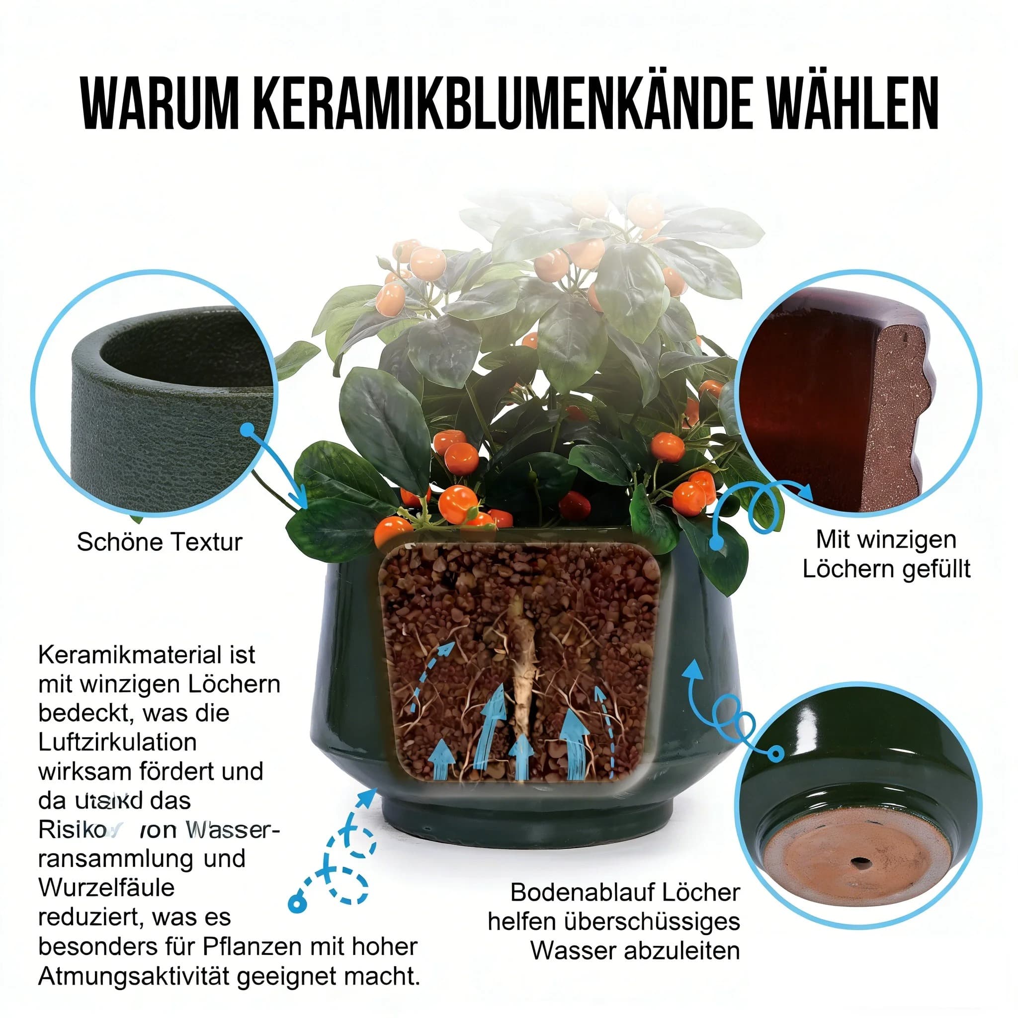 Ceramic Plant Pot - view 8