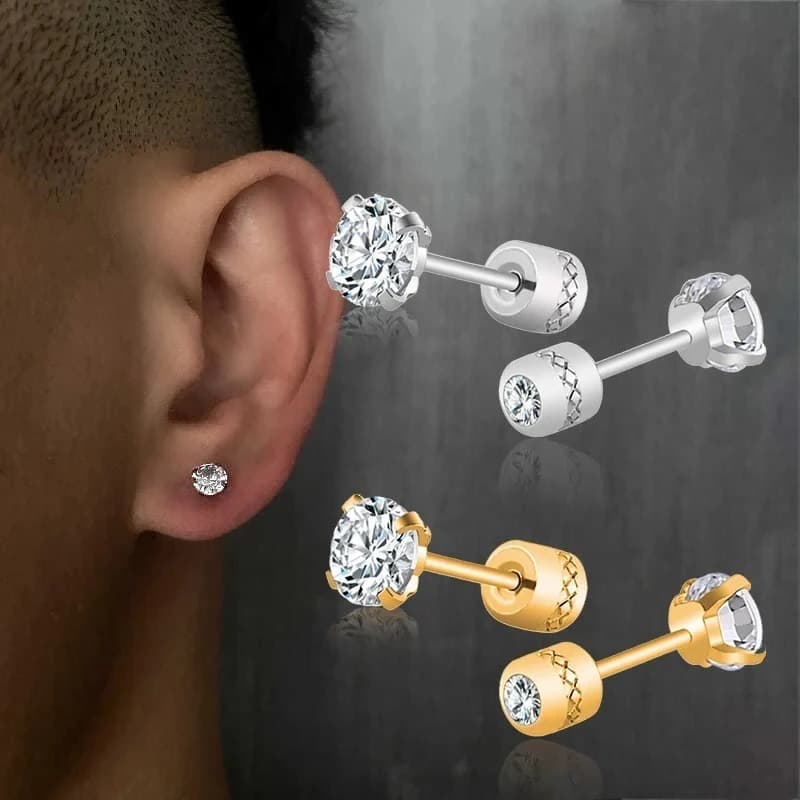 Crystal Stud Earrings - view 1