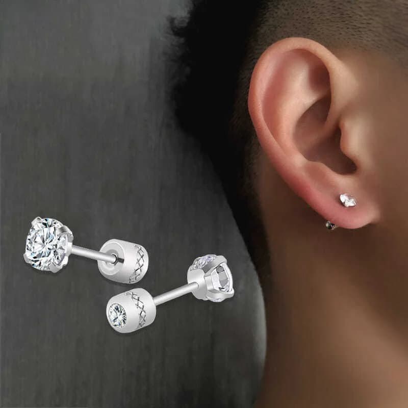 Crystal Stud Earrings - view 2