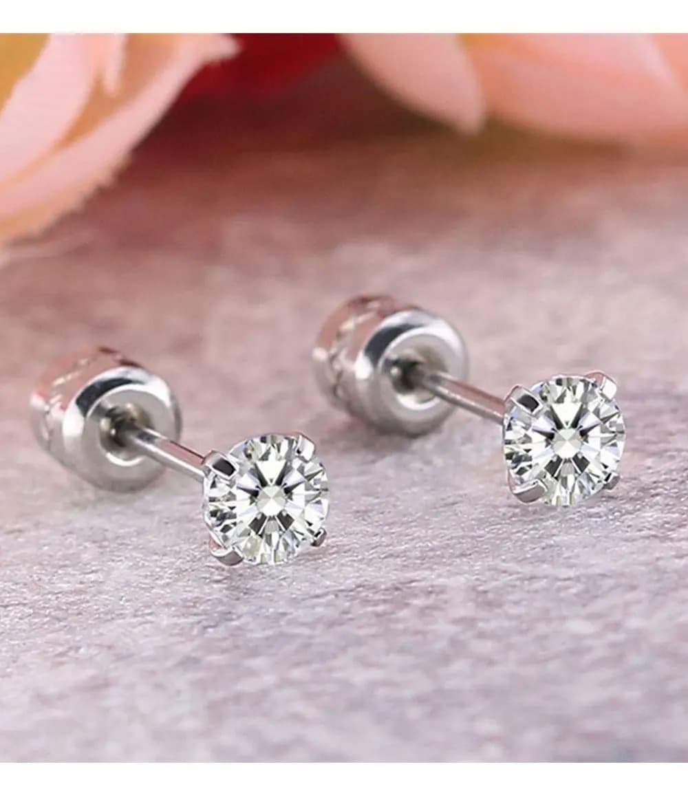 Crystal Stud Earrings - view 3