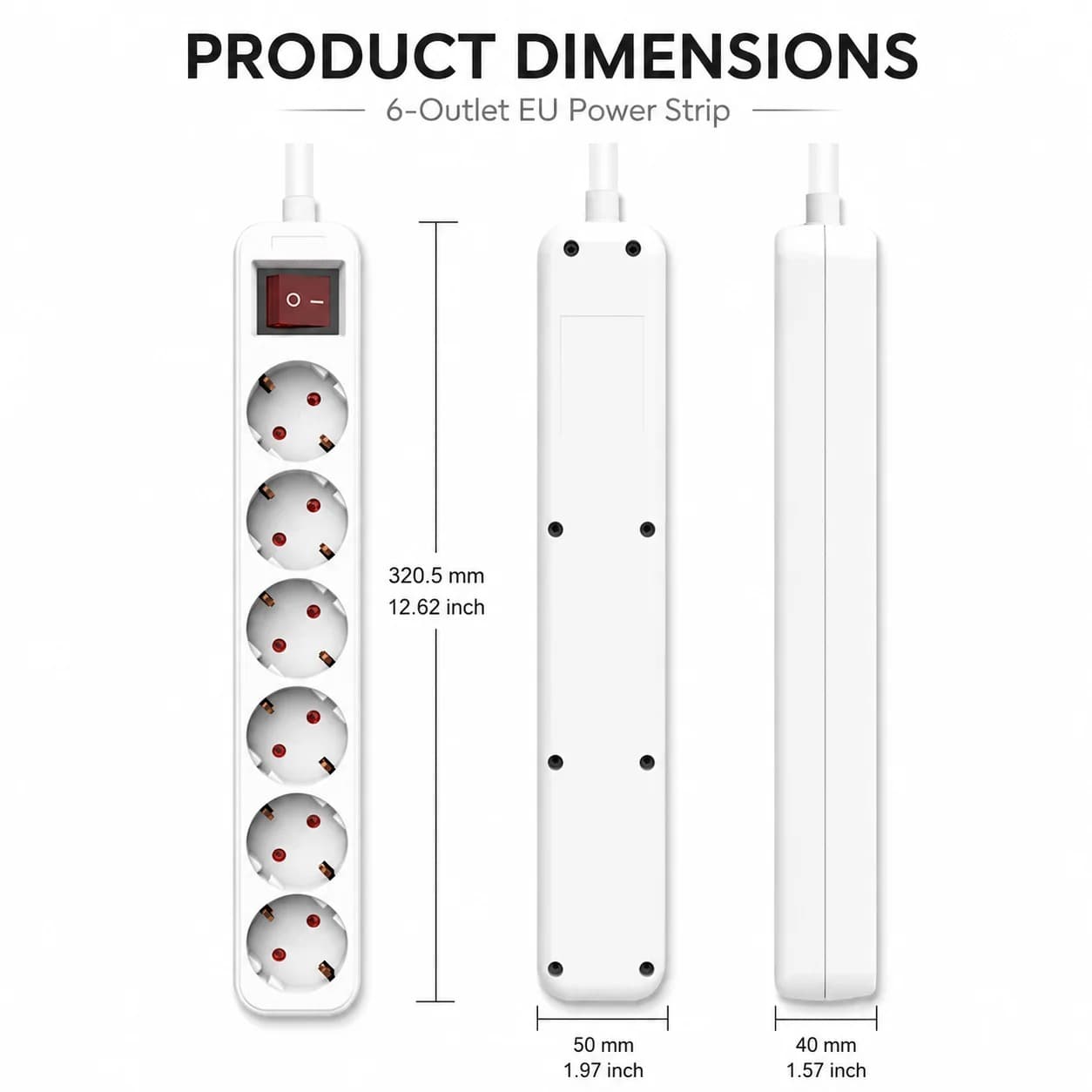 Extension Lead 6-Socket - view 2