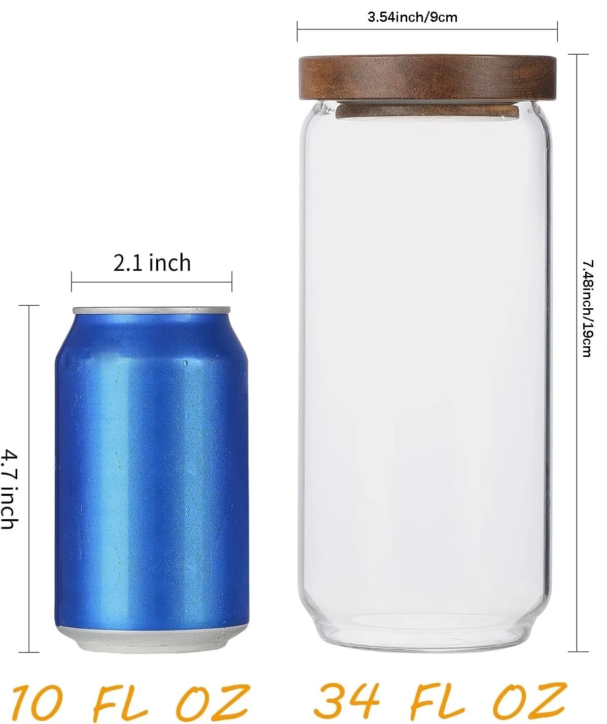 Glass Storage Jars (3pc) - view 2