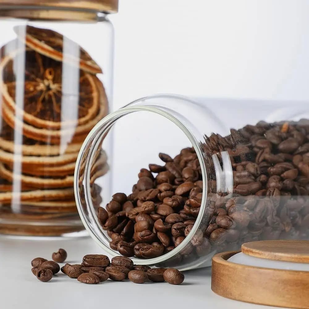 Glass Storage Jars (3pc) - view 5