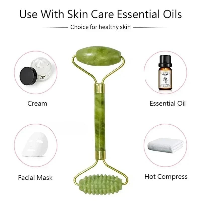 Jade Facial Roller - view 4