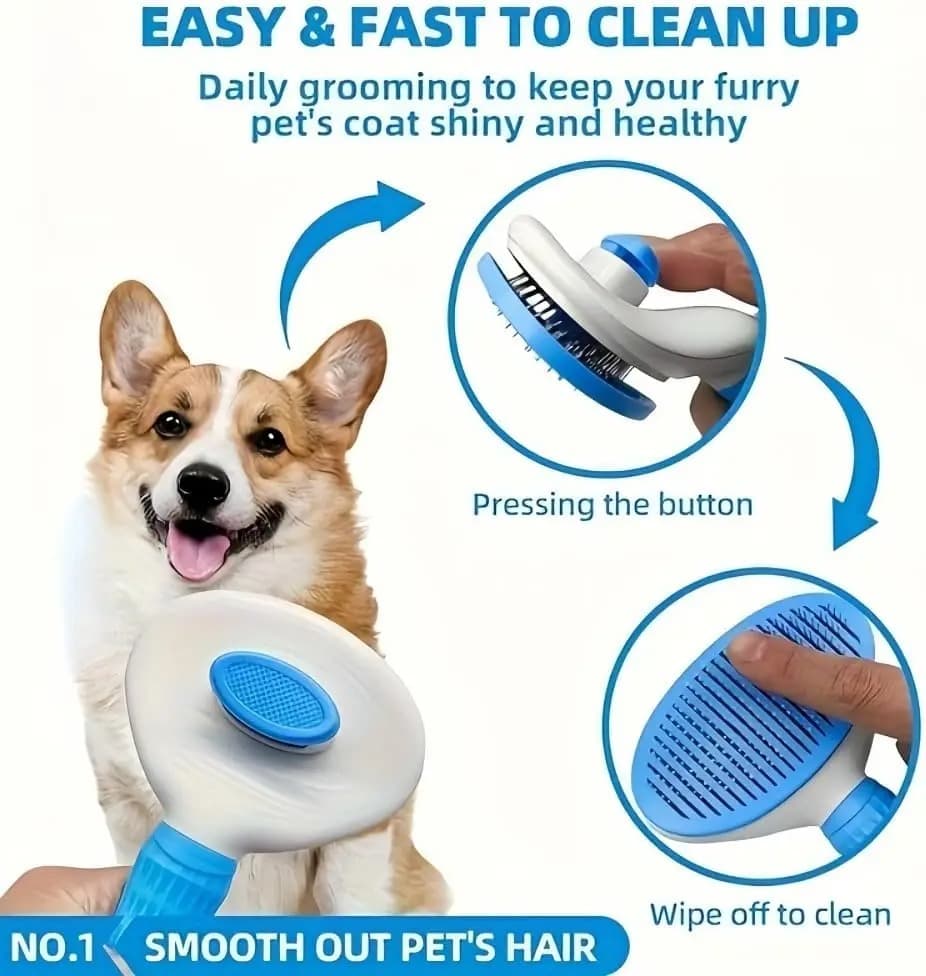 Self-Cleaning Slicker Brush - view 6
