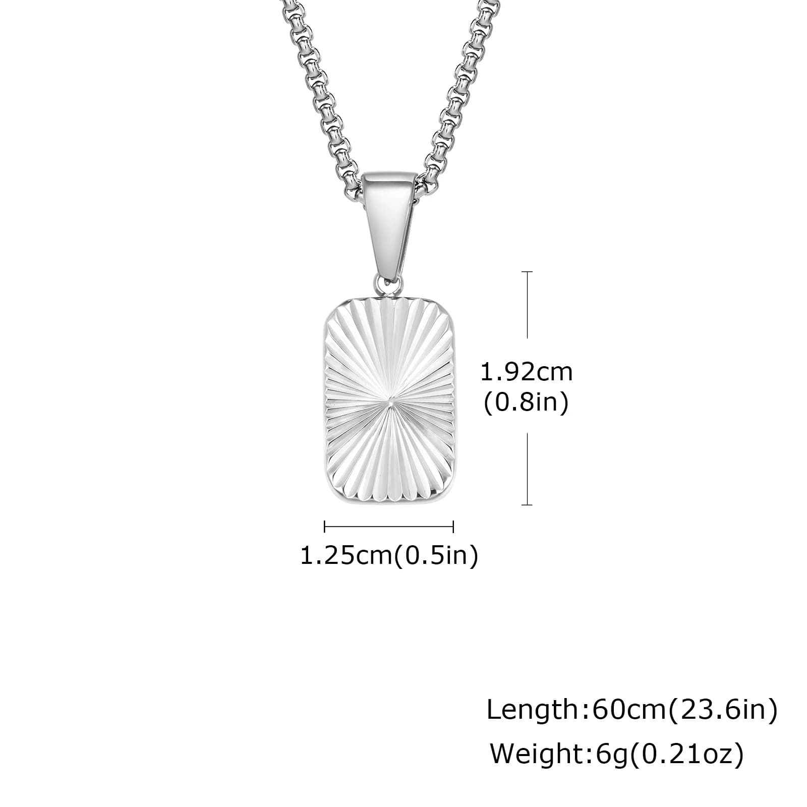 Silver Pendant Necklace - view 3