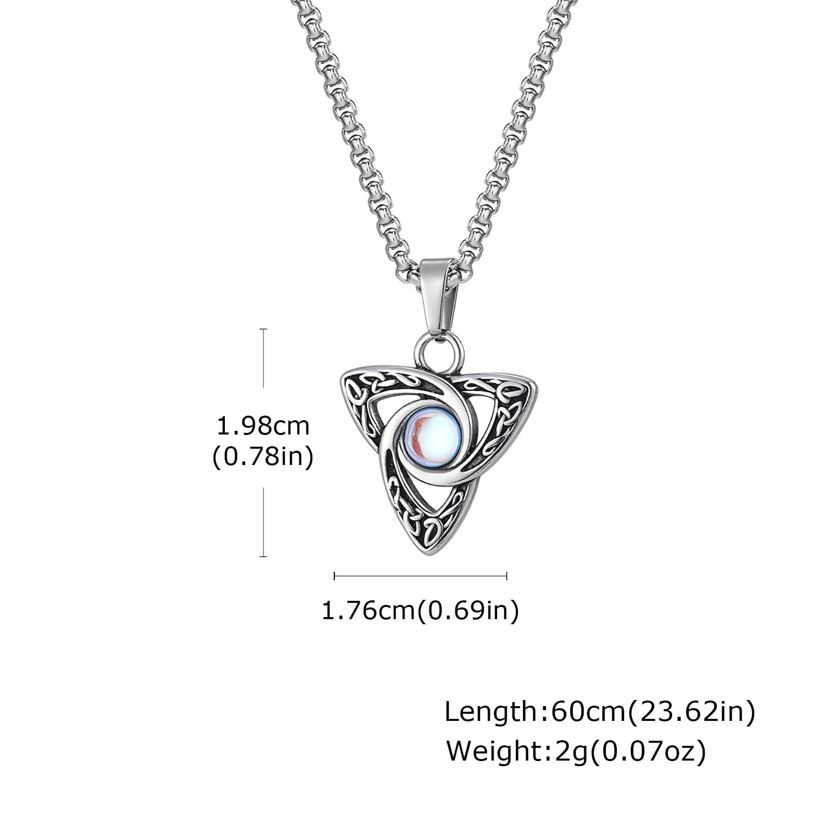 Silver Pendant Necklace - view 9