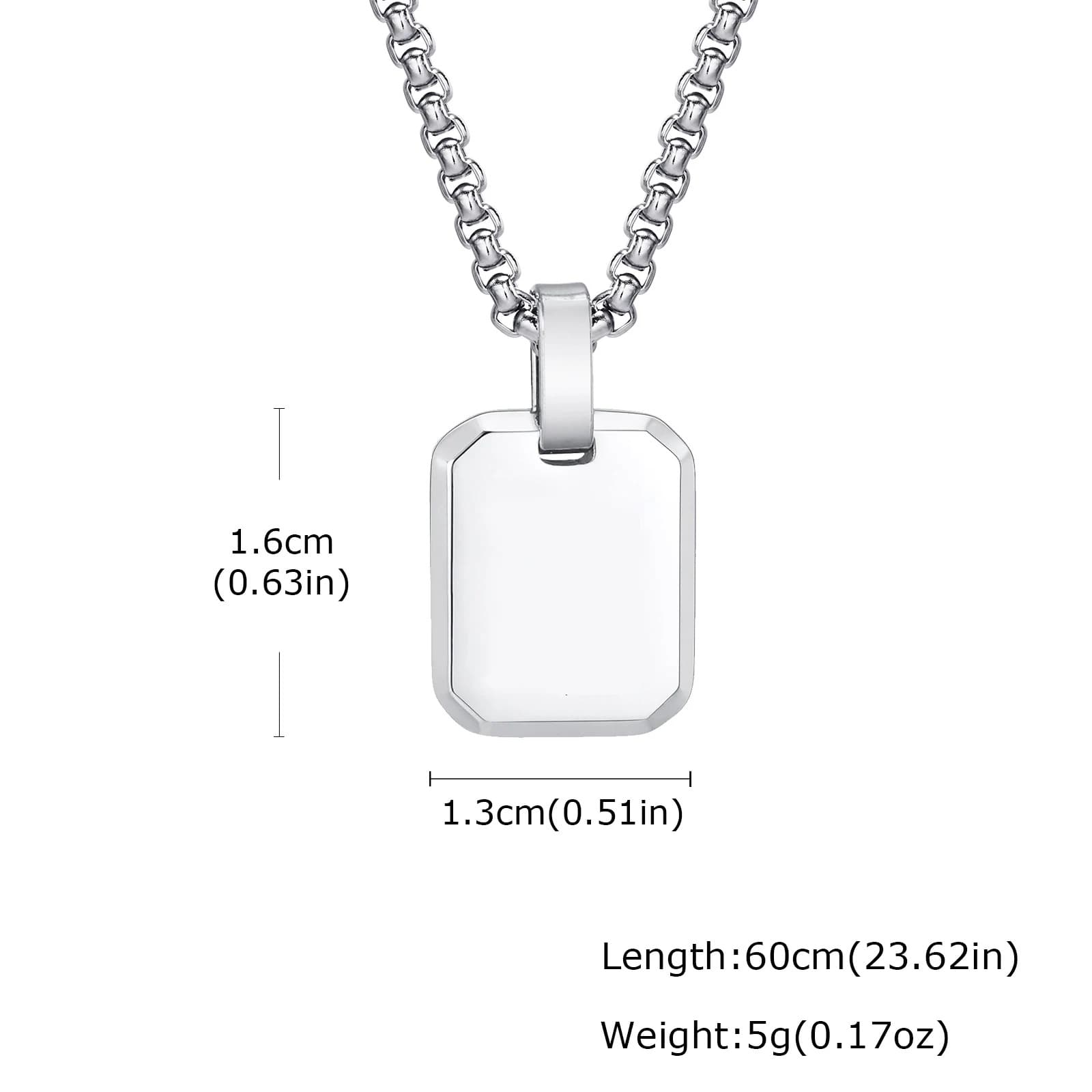 Silver Pendant Necklace - view 10