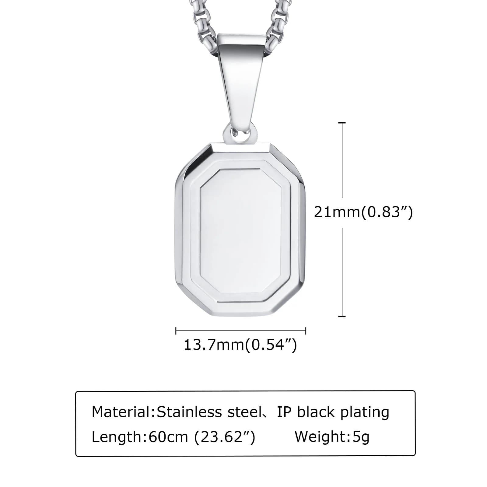 Silver Pendant Necklace - view 16