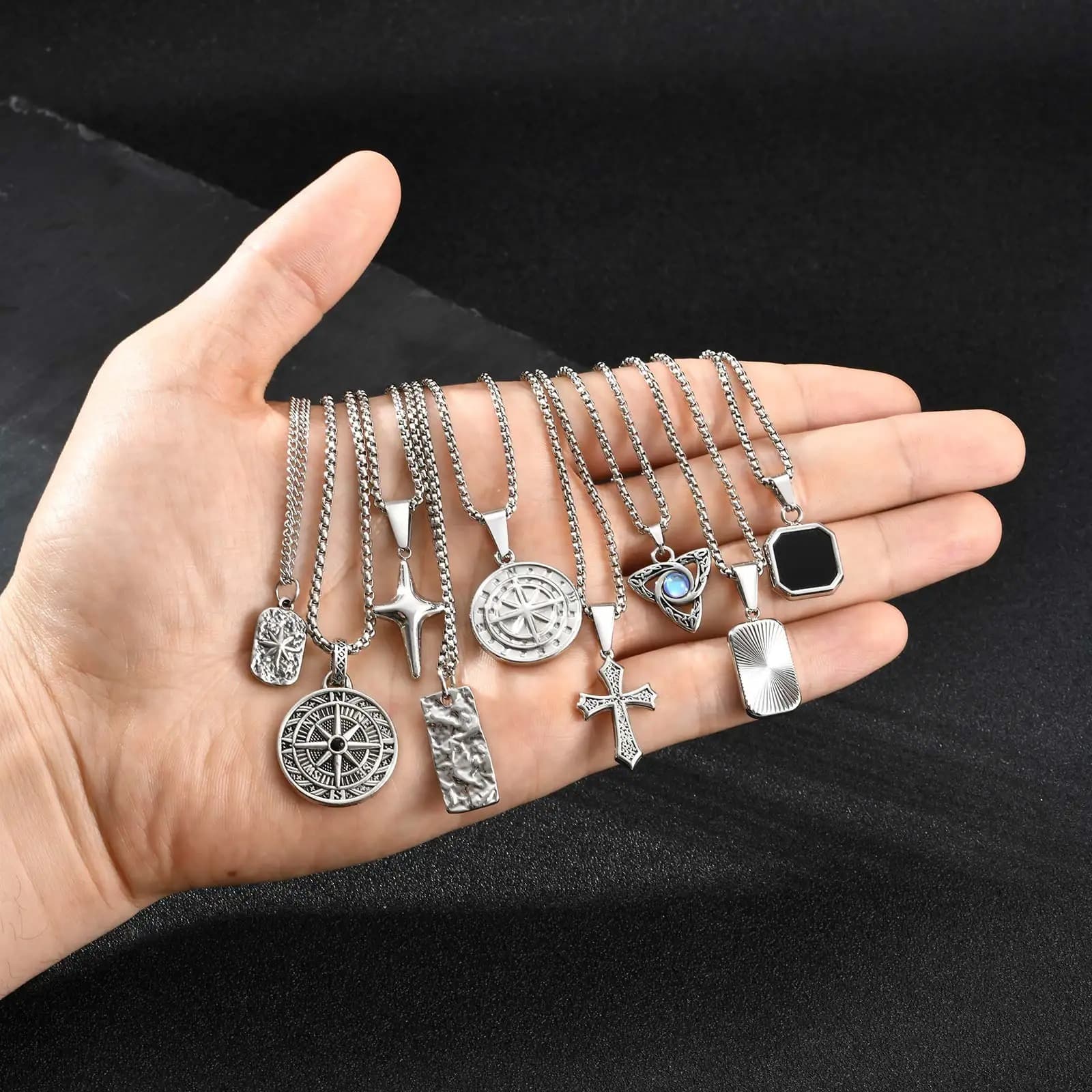 Silver Pendant Necklace - view 21